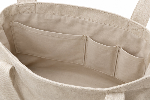 Canvas-tote-bag-lining-with-multiple-organized-inner-pockets
