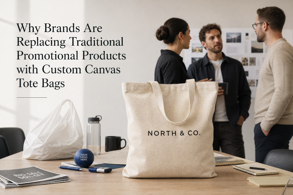 Why Brands Are Replacing Traditional Promotional Products with Custom Canvas Tote Bags