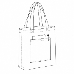 Canvas-tote-bag-with-back-pocket