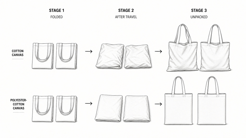 Packing-and-Shipping-Recovery-Editorial-Illustration-of-Cotton-vs-Polyester-Cotton-Tote-Bags.jpg